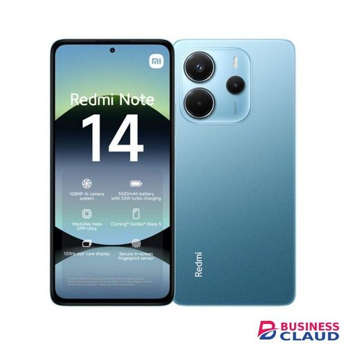 XIAOMI Redmi Note 14, 6.67", 256GB + 8GB RAM (Dual SIM),Camera 108MP, 5500mAh- Blue
