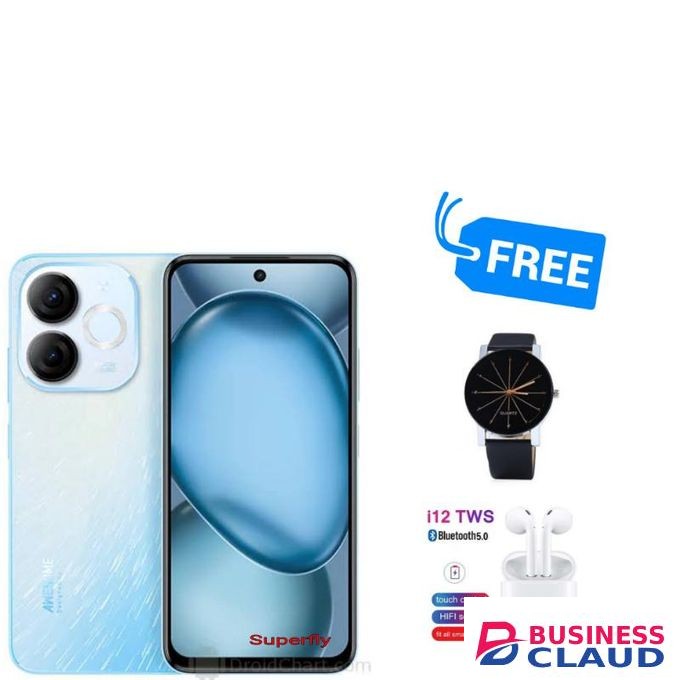 Itel A80,SCREEN SIZE 6.7" INCHES,UPTO 8GB RAM & 128GB ROM,DUAL SIM,5000MAH,FREE WATCH & BUDS