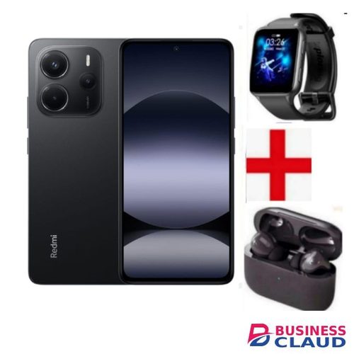 XIAOMI Redmi Note 15, 6.77", 128GB + 6GBRAM (Dual SIM), 5800mAh, Black (2YRs WRTY)+WATCH+PODS