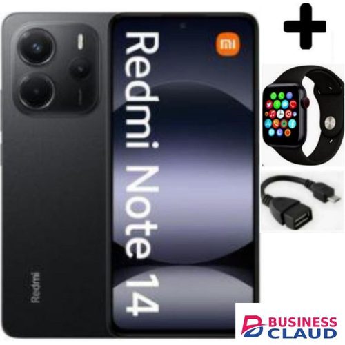 XIAOMI Redmi Note 14, 6.67", 128GB + 6 GB, 5500mAh,with warranty+SMART WATCH+OTG