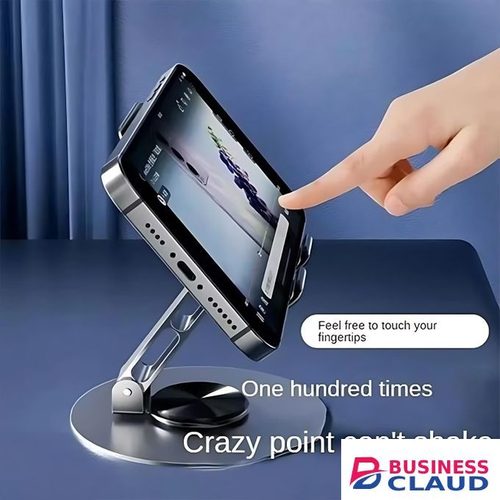2pcs Metal Phone And Tablet Stand, Compatibility, Non-Slip Base, Metal, Universal Compatibility