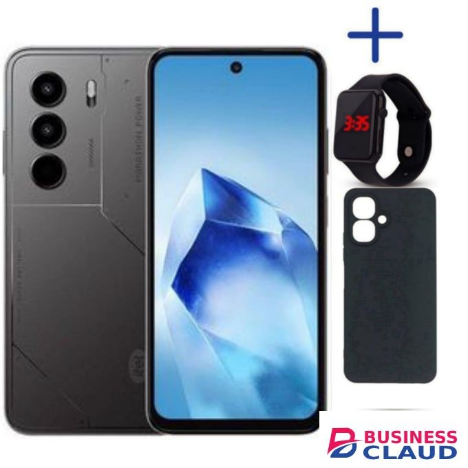 Itel Power 70 128GB + 4GB(UPTO 8GB) RAM ,6.67'' HD, Android P70 6000mAh LD WATCH