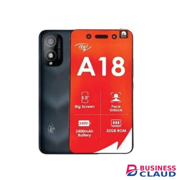 Itel A18 5.0" Screen Display Size,2400 MAh ,32GB+1GB,Dual Sim-BLRS