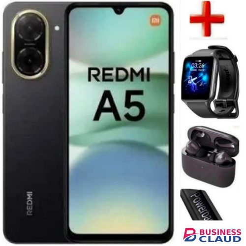 XIAOMI Redmi A5,6.88'' Display, 4GB RAM + 128GB Storage, 5200 Mah Battery+gifts-L