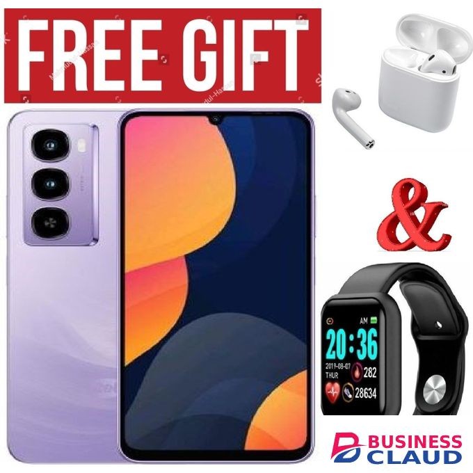Itel City 100 4G,13 MP"18GB RAM+128GB ROM"5200 mAH COMES WITH FREE GIFTS ( AIRPODS + SMART WATCH) FOR YOU