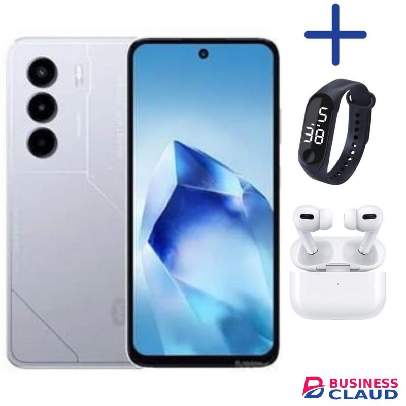 Itel Power 70 128GB + 4GB(UPTO 8GB) RAM ,6.67'' HD, Android P70 6000mAh .LED PODS