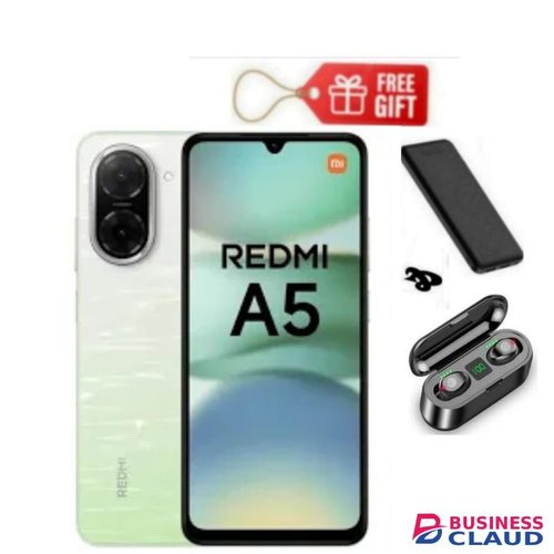 XIAOMI Redmi A5, 6.88" DISPLAY (64GB ROM + 3GB RAM) 4G DUAL SIM, CAMERA 32MP, 5200MAH, OCEAN BLUE + Free Gifts