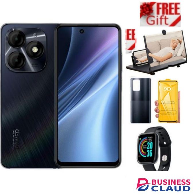 Itel P55 6.6-INCHES, HD 4GB RAM UPTO 12GB RAM/128GB ROM Android 13+COVER MAGNIFIER
