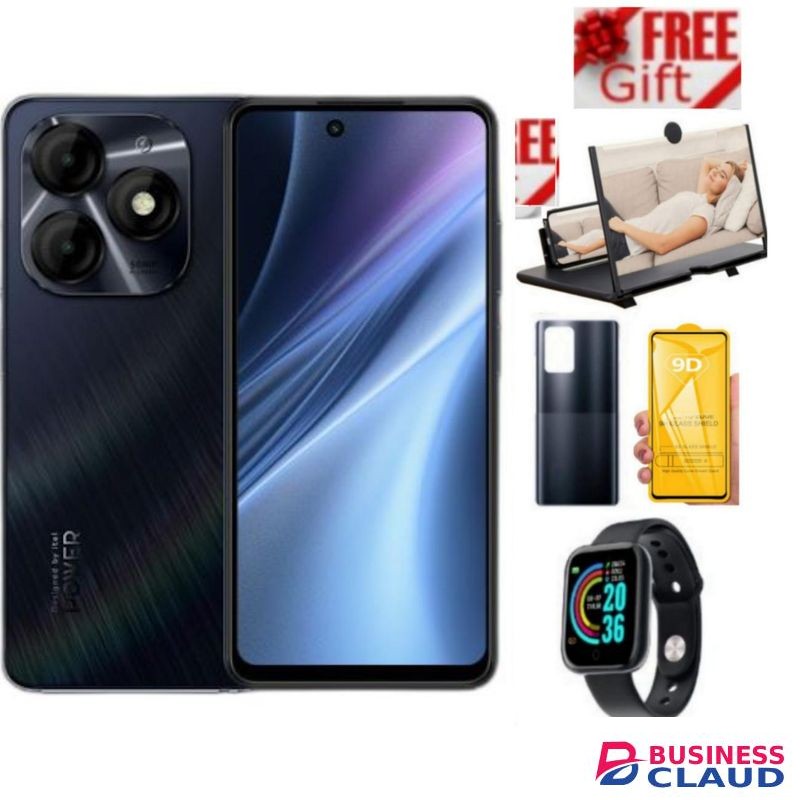 Itel P55 6.6", 128GB ROM + Up To 12GB RAM, 50MP, 5000mAh 18W, 4G+magnifier cover