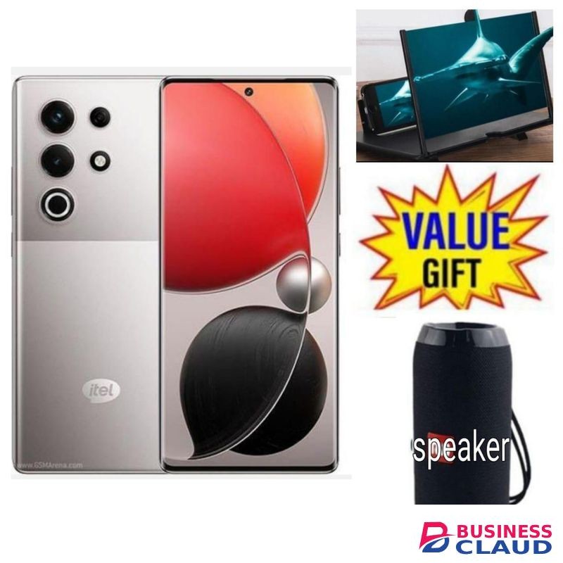 Itel S26Ultra 4G, 6.78", 8GB RAM + 256GB,(Dual Sim), 5000mAh, TITANIUM (1YR WRTY) + s26ultra 8-256gb SPEAKER+MAGNIFIER