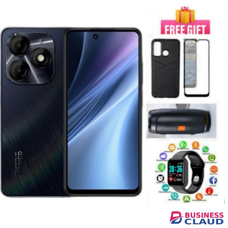 Itel P55 6.6-INCHES, HD 4GB RAM UPTO 12GB RAM/128GB ROM Android 13+WATCH SPEAKER COVER