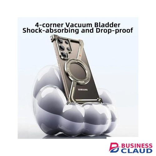 Samsung Galaxy S23 Ultra Metal Frameless Protective Phone Case – Shockproof Minimalist Design with MagSafe Compatibility