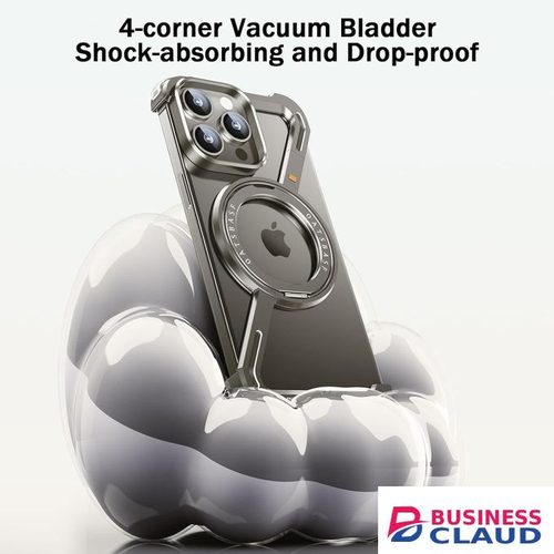 iPhone 16 Pro Max Metal Frameless Case - Shockproof Borderless Design with MagSafe Compatibility Protective Phone Cover