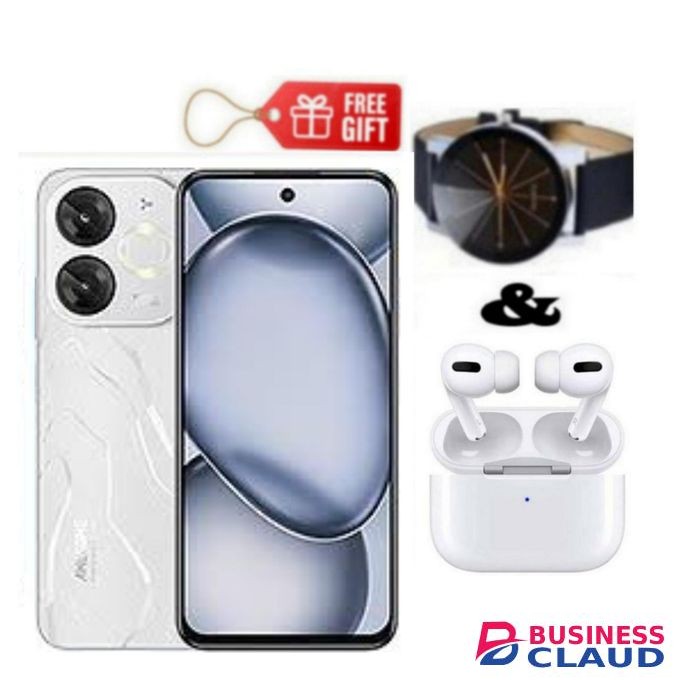 Itel A80, 6.7", 4GB RAM + 128GB, 5000mAh White , Web Watch+ Airpods