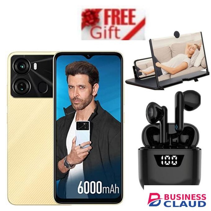 Itel P40 4G Lite, 6.6'',- 64GB+4GB RAM, 13MP Dual - 6000mAh, PLUS GIFTS/CLNY/,