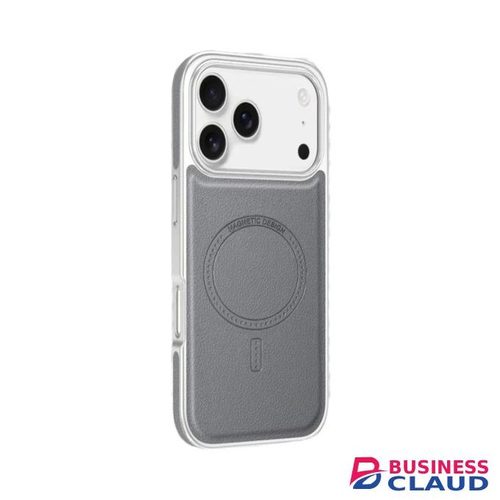 Apple iPhone 17 Pro Max Premium Magnetic Shockproof TPU Case with Full Protection and Elegant Matte Finish Grey – Anti Scratch, Anti Fingerprint, and Wireless Charging Compatible