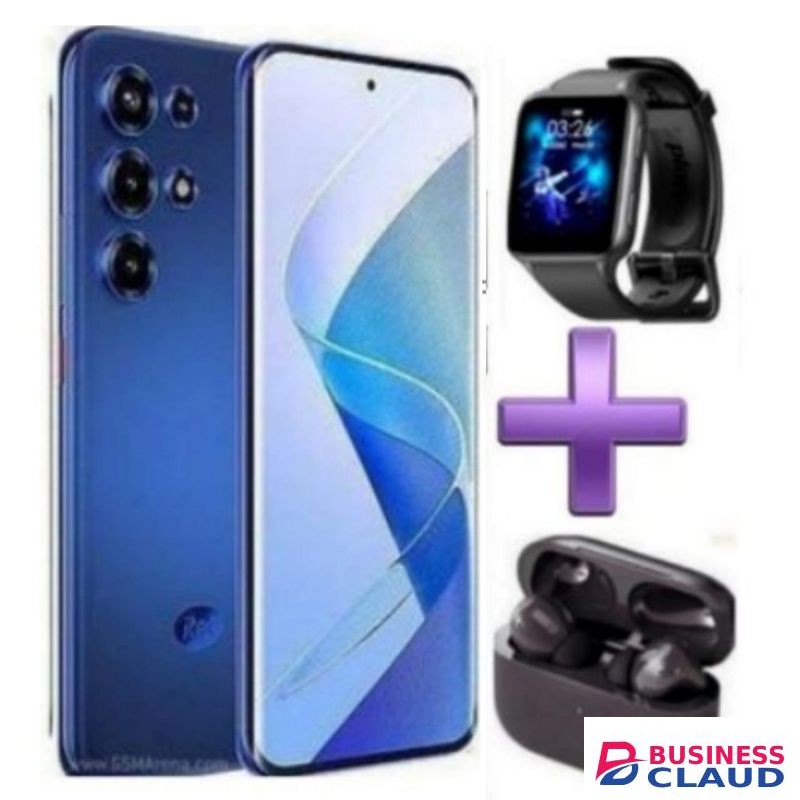 Itel Super 26 ULTRA, CURVED SCREEN, 256GB Storage+ Up To 16GB RAM 6000MAH BATTERY +FREE WATCH+EARPODS-BLUE