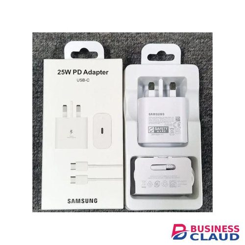 Samsung 25W Super Fast Charger Adapter With Type C To C Output