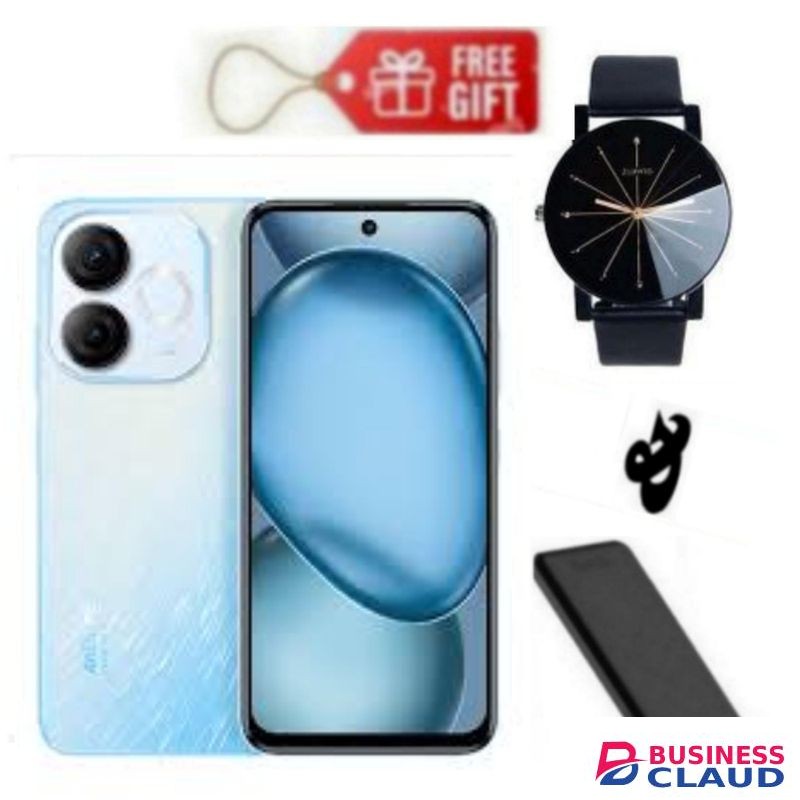 Itel A80, 6.7", 4GB RAM + 128GB, 5000mAh Blue , Power Bank+Web Watch