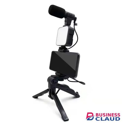 Portable outdoor video making kit camera phone octopus tripod video led light microphone tripod hands lighting kit selfie stick