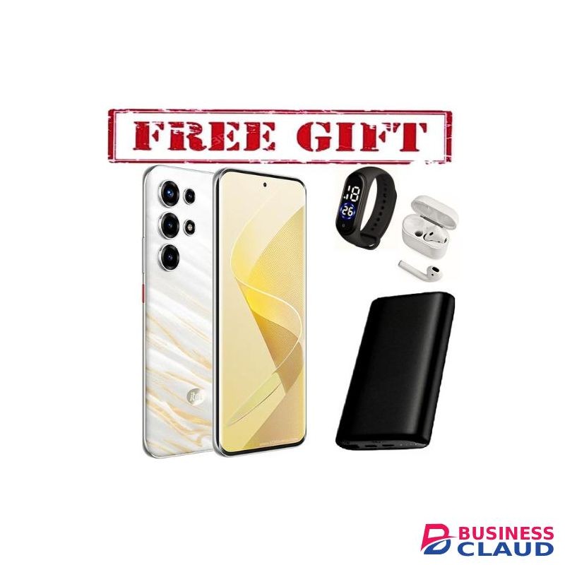 Itel s26 ULTRA 256 GB Storage+UpTo 16GB RAM 600MAH BATTERY,CURVED SCREEN CORNING GORILLA GLASS. GOLD COMES WITH FREE GIFTS POWERBANK +AIRPODS + STRAPS FOR YOU