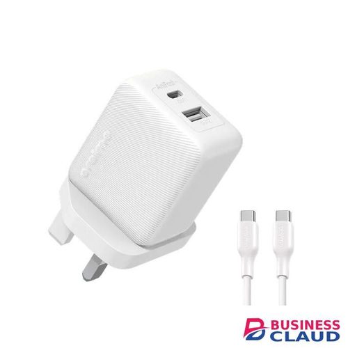 Oraimo PowerCube 201 20W UK Type Plug Charger Kit – Fast Charging Adapter for Smartphones & USB Devices