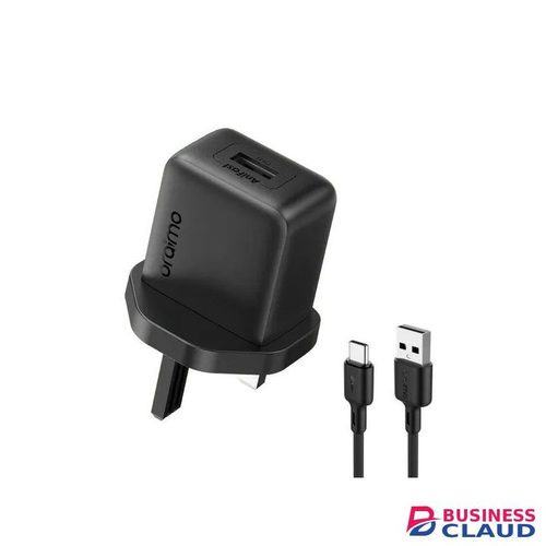 Oraimo PowerMate 101 10W Portable USB Charger with Type-C Cable – Compact Fast Charging Adapter Kit