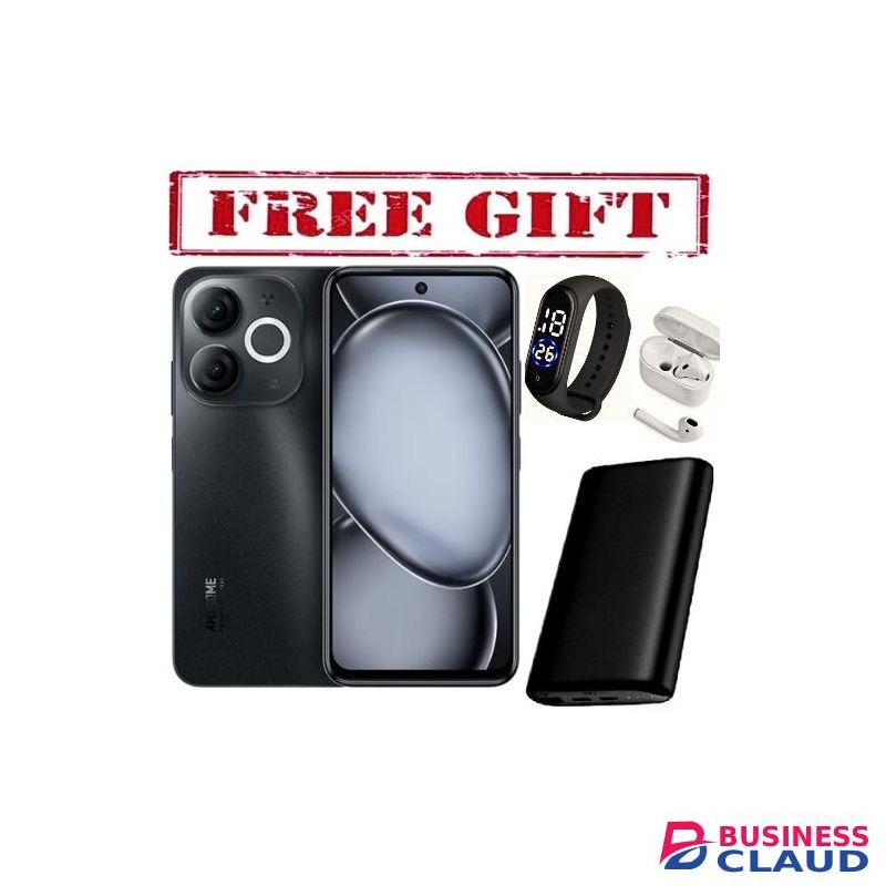 Itel A90, 6.6", 8GB RAM(4+4) GB + 128GB (Dual SIM), 5000mAh, COMES WITH FREE STRAP WATCH , POWERBANK AND AIRPODS FOR YOU (1YR WRTY) BLACK