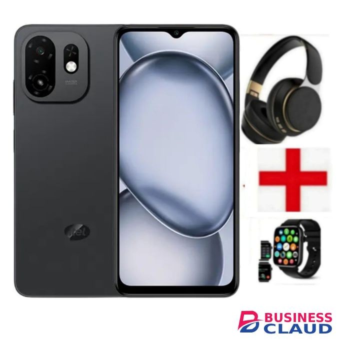 Itel A100c 6.6'' 4GB RAM/64GB ROM Dual SIM 4G 5000 mAh, Fingerprint+1 YEAR WARRANT+WATCH+SMARTWATCH