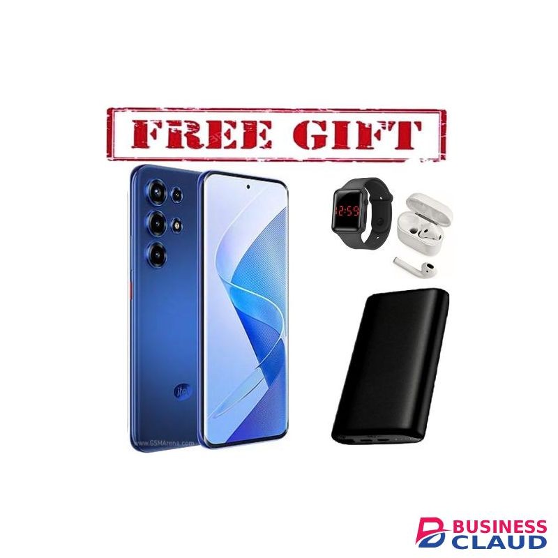 Itel s26 ULTRA 256 GB Storage+UpTo 16GB RAM 600MAH BATTERY,CURVED SCREEN CORNING GORILLA GLASS. BLUE COMES WITH FREE GIFTS POWERBANK +AIRPODS + LED WATCH FOR YOU