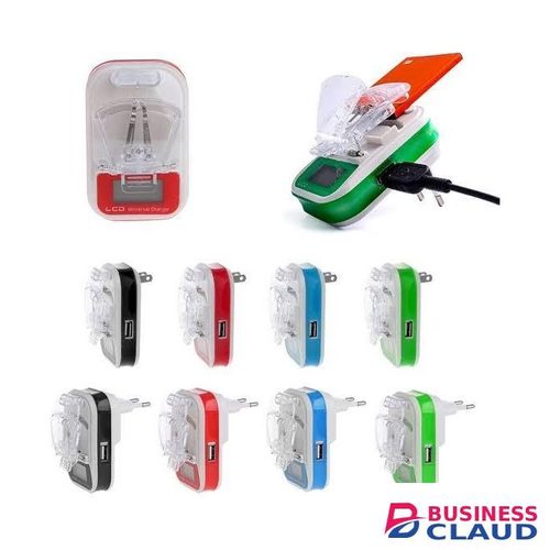 Lcd Universal Travel Battery Charger USB Wall Charging With