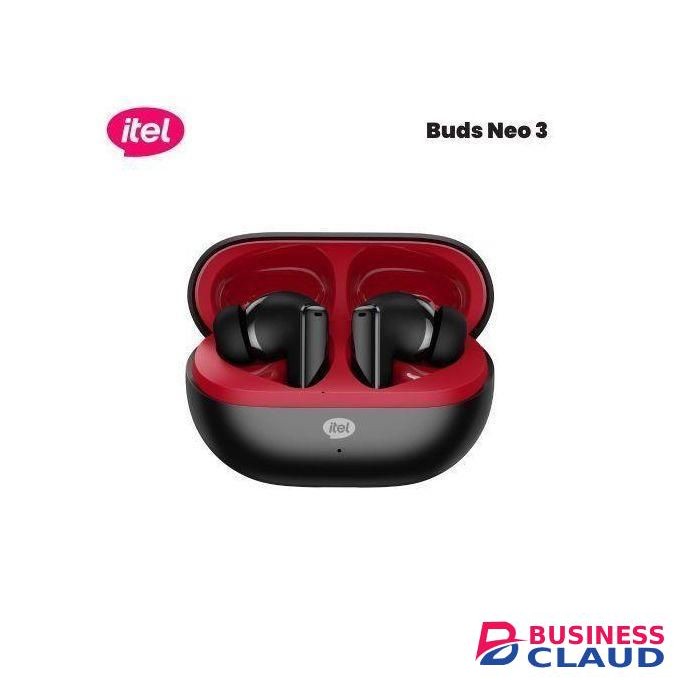 Itel BudsNeo 3 Noise Cancellation TWS Earbuds - Black