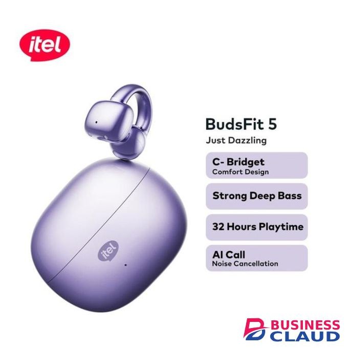 Itel BudsFit 5 IEW-55 Open Ear True Wireless Earbuds