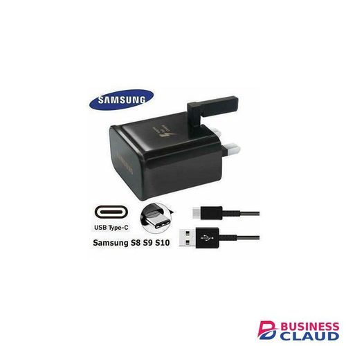 Samsung 15W Galaxy TYPE C FAST Charger FOR Note 10 Plus And Lite / S20 / S20+ / S20 Ultra / S10 Lite / S10 / S10 Plus /S10e / S8 / S8 Plus / S8 Active / S9 / S9 Plus / Note 8 / Note 9/ A30 / A50 / A70 / LG G7 G8 ThinQ / Motorola All Android USB Type C