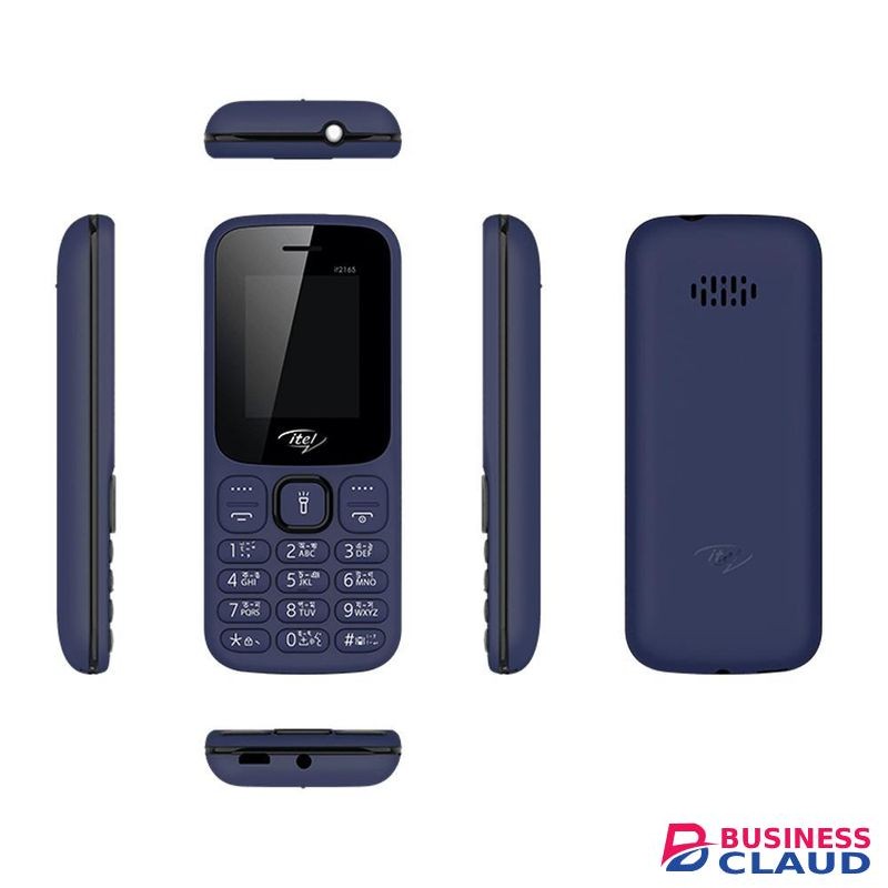 Itel It2165, 1.8" (Dual SIM), Wireless FM, 1000mAh - Deep Blue
