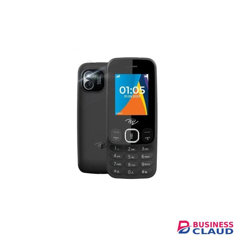 Itel 2166 2" Wireless FM, Torchlight, 1000mAh Dual SIM - Black
