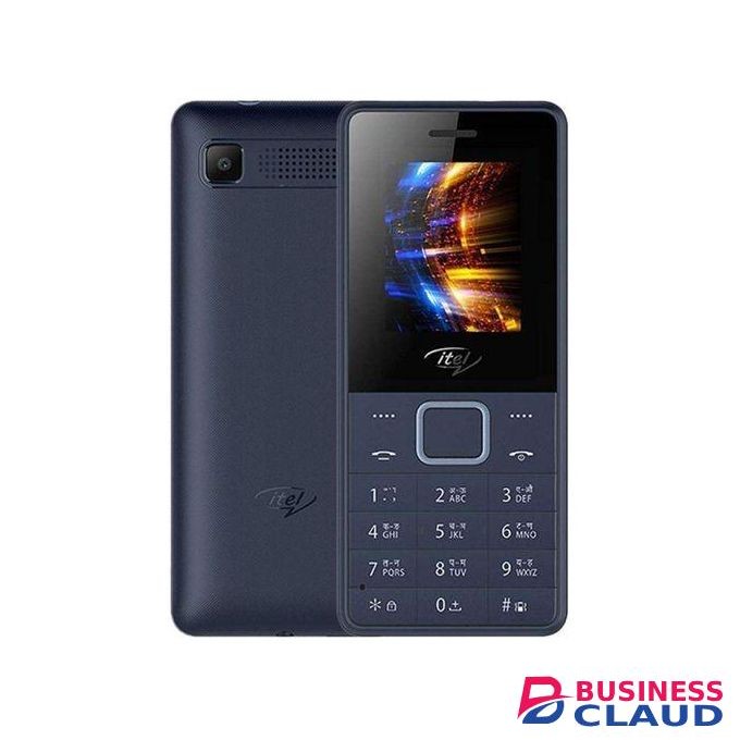 Itel 2160 Wireless FM, Bright Torchlight, Call Recorder, Dual (Two) SIM Card SLOT Mobile - Blue
