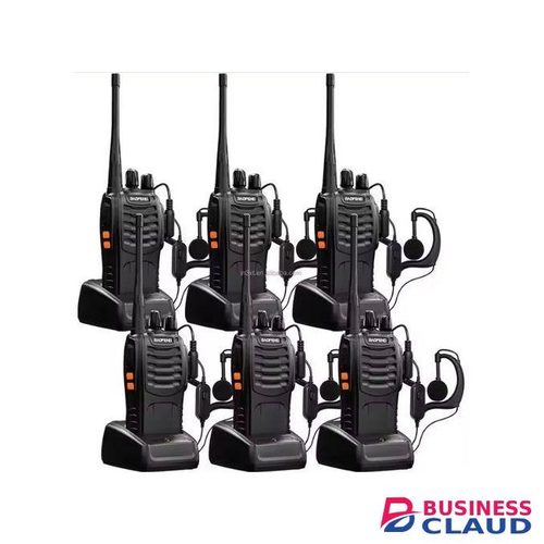Baofeng 1 X BF-888s Walkie Talkie1 X Antenna1 X Charger1 X 1500mAh Rechargeable Battery1 X Belt Clip1 X User Manual 6 Pieces