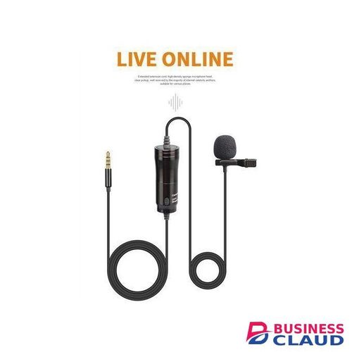 Lavalier Condenser Microphone 6 Meters Wired For Camera, Mobile Phone