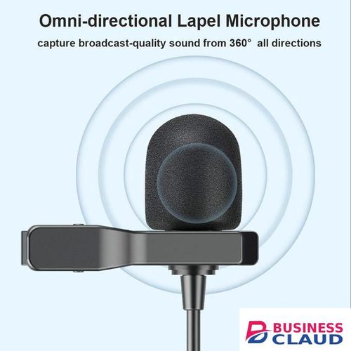 Boya Professional BY-M1 Clip-On Lavalier Microphone For DSLR Smartphone BY-M1 Mic Vlogging