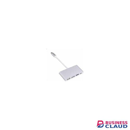 – 4-in-1 USB Type-C Hub – Silver A stylish solution for expanding your device's ports USB Type-C 4