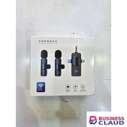 3 in 1 Professional Wireless Lavalier Microphone for iPhone, Android, Camera, Wireless Microphones, Mini Microphone, Crystal Clear Sound Quality for Recording, Live Streaming, YouTube, TikTok