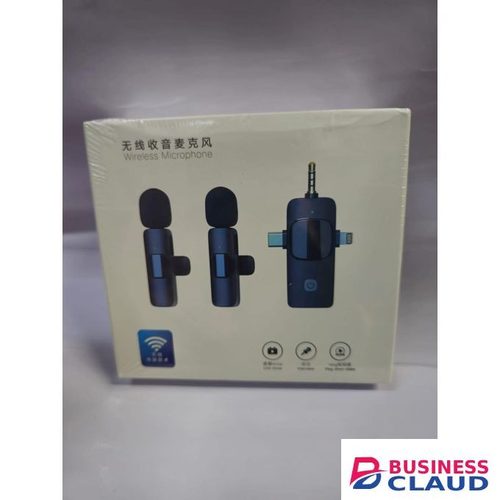 Omni-Directional Wireless Lavalier Mic – Mini Clip-On Microphone for iPhone, Android, PC, DSLR Camera