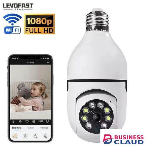 CALUS V380 Pro Smart Light Bulb Camera with Remote Smartphone Access