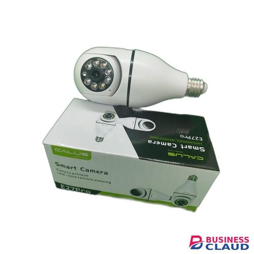 CALUS 360° Nanny Cam Light Bulb Camera – Smart Wireless Surveillance, Motion Detection & Mobile App Control