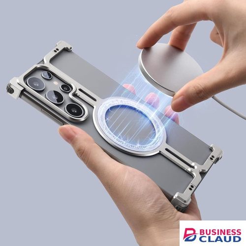 Frameless Bumper Case for Galaxy S24 Ultra – Sleek Metal Design, Rugged Protection, Lightweight Build