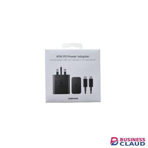Samsung 45W Pd 5A SUPER Fast Charging Adapter USB Type C To C Cable Galaxy S23 S22 S21