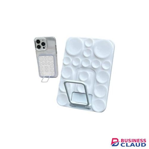 Creative Adhesives White Silicone Suction Cup holder with stand for smartphones/Octobuddy (for all smartphones)
