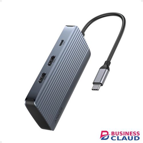 Anker USB C Hub, 555 USB-C Hub (8-in-1), with 100W Power Delivery, 4K 60Hz HDMI Port, 10Gbps USB C and 2 USB A Data Ports, Ethernet Port, microSD and SD Card Reader