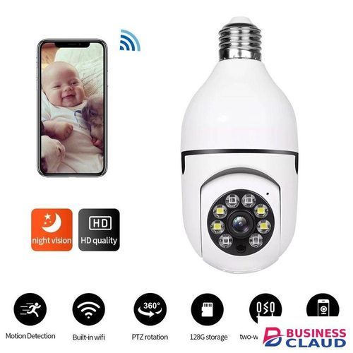 CALUS CALUS. 360° Smart Bulb Camera - Nanny Cam For Home Security With Remote Viewing